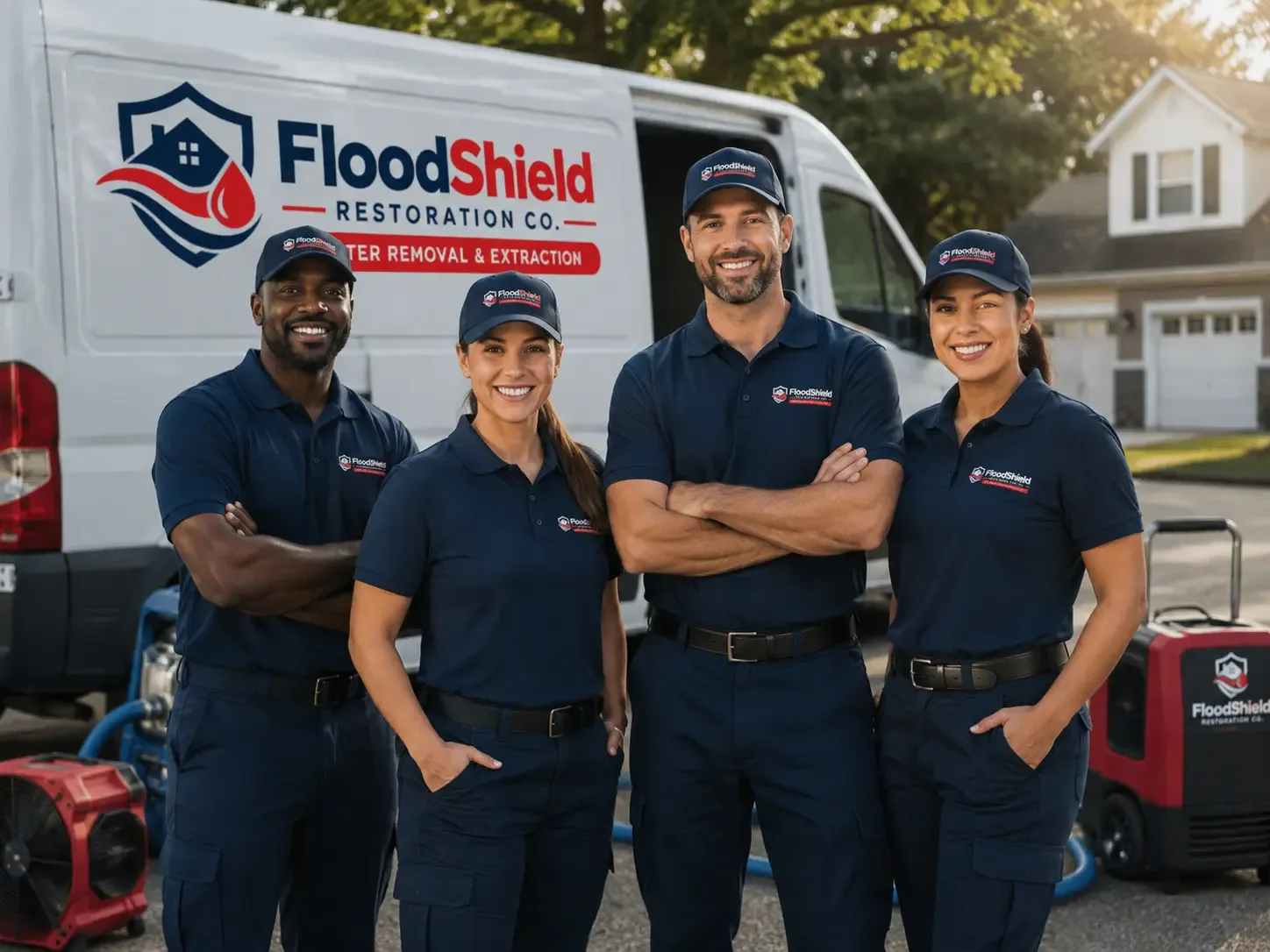 Flood Damage Restoration company in Sandy Hook, MS